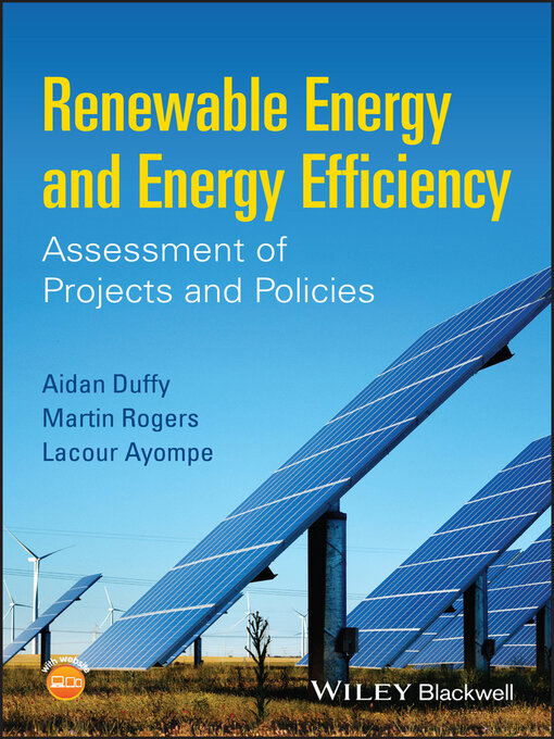Title details for Renewable Energy and Energy Efficiency by Aidan Duffy - Available